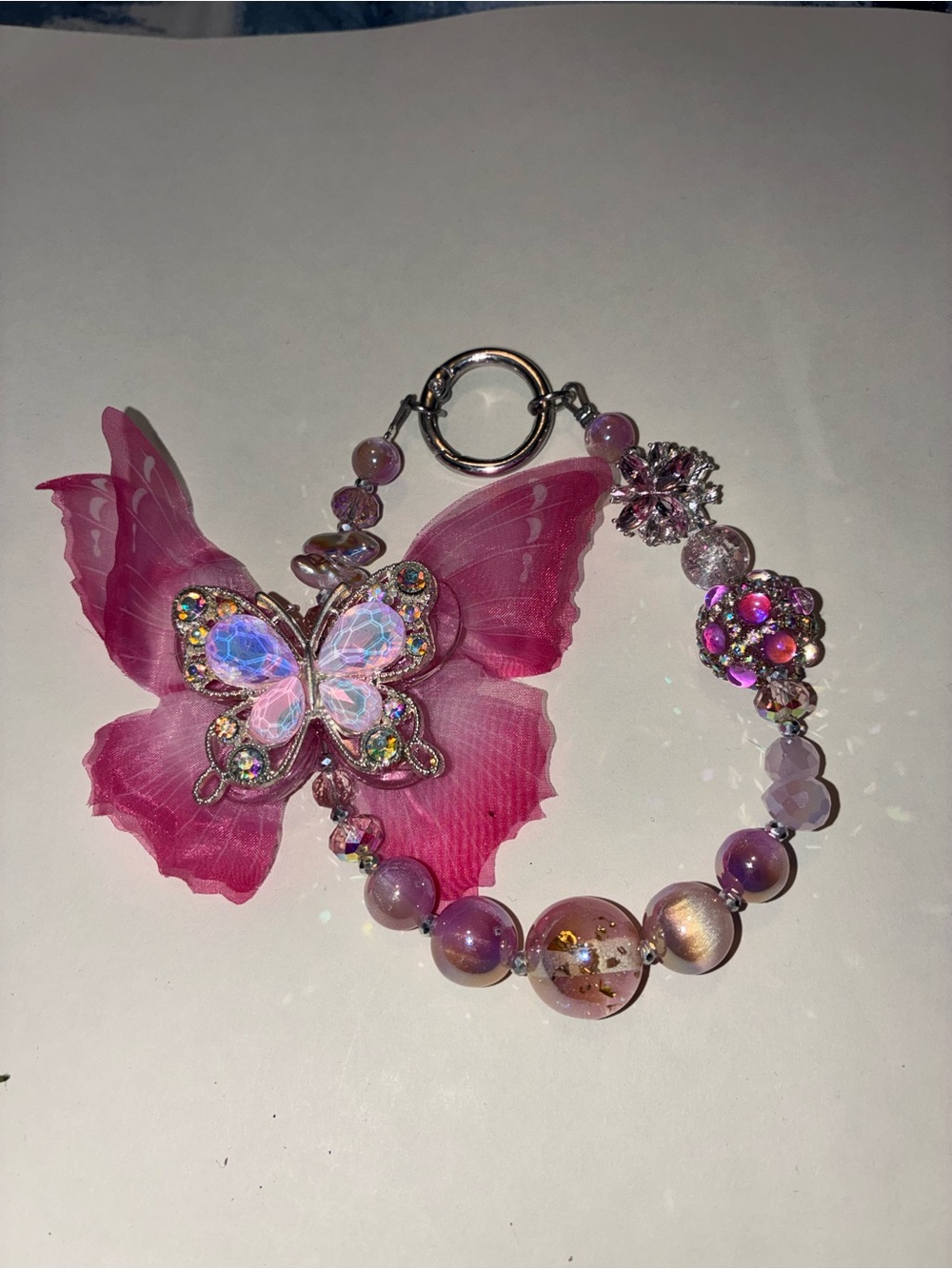 Beaded Charm  Keychain bag charm